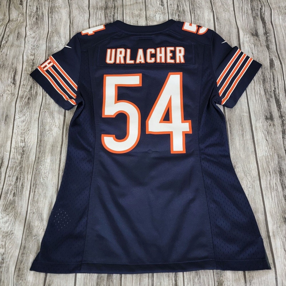 Nike On Field Chicago Bears Brian Urlacher Jersey Womens Small NFL #54 Navy
